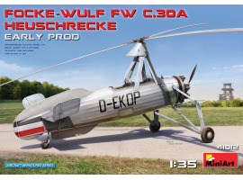 Сборная модель 1/35 FOCKE-WULF FW C.30A Grasshopper (Ранняя серия) Miniart 41012