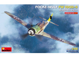 Збірна модель 1/48 Літак Focke Wulf Fw-190 D-9 - Mimetall Produciotn Miniart 48048
