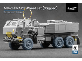 Набор колес (с деформацией) для М142 Хаймарс от Foreart / Meng ScaleX WM 72002S