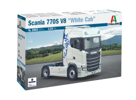 обзорное фото Збірна модель 1/24 вантажний автомобіль / тягач Scania 770 S V8 "White Cab" Italeri 3965 Вантажівки / причепи