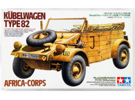 обзорное фото Сборная модель 1/35 German Kubelwagen Type 82 Africa Corps Тамия 35246  Автомобили 1/35