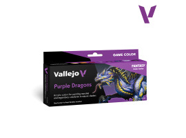 обзорное фото Game Color Purple Dragons Acrylic Paint Set 8 pcs VAL 72194 Paint sets