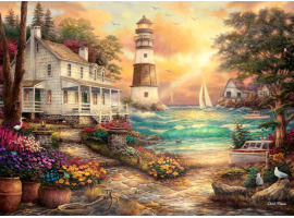обзорное фото Puzzle Cottage by the sea - Cottage by the sea 1000pcs 1000 items