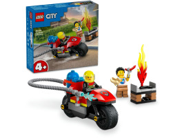 обзорное фото Конструктор LEGO City Пожарный спасательный мотоцикл 60410 City