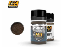 обзорное фото Asphalt road dirt pigment 35 ml / Сухий пігмент "Асфальтний дорожній бруд" 35 мл Пігменти