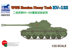 обзорное фото WWII Russian Heavy Tank KV-122 Armored vehicles 1/35