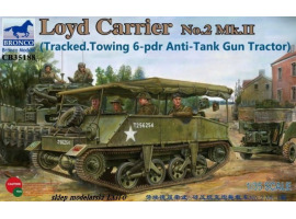 обзорное фото Scale model 1/35 Loyd Carrier Mk.I/II (Tracked. Towing 6-pdr Anti-Tank Gun Tractor) Bronco 35188 Armored vehicles 1/35