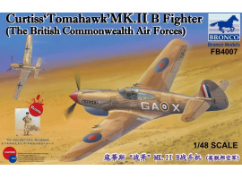 Scale model 1/48 Curtiss Tomahawk MK.II B British Commonwealth Air Force Fighter Bronco 4007