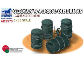 обзорное фото German WWII 200L Oil Drums Набори деталювання