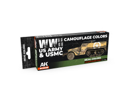 A set of Real Colors lacquer based paints WWII RAF Day Fighter Scheme AK-Interactive RCS 129