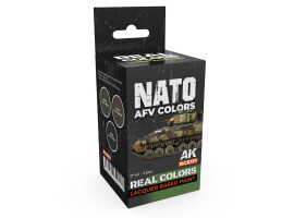 Набір акрилових спиртових фарб НАТО Бронетехніка АК-Інтерактив RCS 131