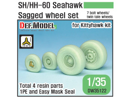 обзорное фото US SH/MH-60 Seahawk wheel set Смоляные колёса