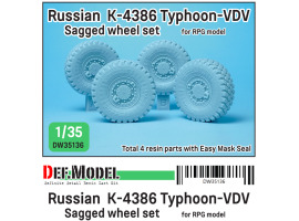 обзорное фото K-4386 Typhoon-VDV Sagged set - Michelin Смоляные колёса