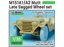 обзорное фото US M151A1/A2 sagged set Resin wheels