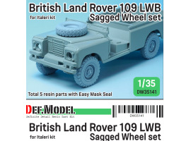обзорное фото British land rover 109 LWB Смоляные колёса
