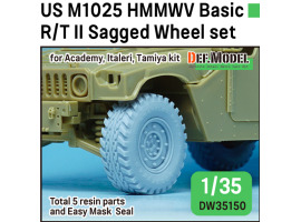 обзорное фото US M1025 HMMWV Basic R/T II Смоляные колёса