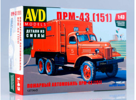 обзорное фото Пожарный автомобиль ПРМ-43 (151) Автомобили 1/43