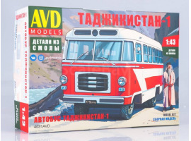 обзорное фото Автобус Таджикистан-1 Автомобили 1/43