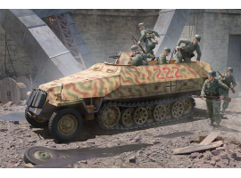 обзорное фото Сборная модель 1/16 Полугусеничный бронетранспортер Sd.Kfz 251 D Трумпетер 00942 Бронетехника 1/16