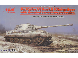Scale model 1/35 Pz.Kpfw.VI Ausf.B King Tiger with Henschel Turret (late production) ICM35363