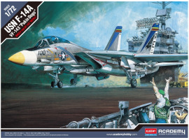 обзорное фото Scale model 1/72 Airplane F-14A VF-143 "Pukin Dogs" Academy 12563 Aircraft 1/72