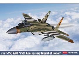 Scale model 1/72 Aircraft F-15C ANG "75th Anniversary Commemorative Medal" Academy 12582