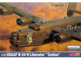 обзорное фото Scale model 1/72 Airplane B-24H Liberator "Zodiac" Academy 12584 Aircraft 1/72