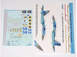 Foxbot 1:48 Decal Su-27PM-1 Air Force of Ukraine, digital camouflage, part 2 FB 48-085