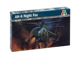 обзорное фото Збірна модель 1/72 Гвинтокрил Hughes AH-6A Night Fox 0017 Italeri Гелікоптери 1/72