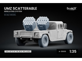 Набор 1/35 UMZ Scatterable Minelaying System (x2 пусковые установки в наборе) ScaleX A-35005