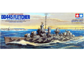 обзорное фото Scale model 1/350 US Navy destroyer DD445 Fletcher Tamiya 78012 Fleet 1/350