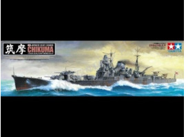 обзорное фото Збірна модель 1/350 Японський важкий крейсер "Chikuma" Tamiya 78027 Флот 1/350