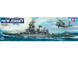 обзорное фото Scale model 1/350 US Battleship BB-62 New-Jersey Tamiya 78028 Fleet 1/350