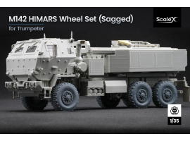 Wheel set (with deformation) for HIMARS from Trumpeter ScaleX WM 35011S