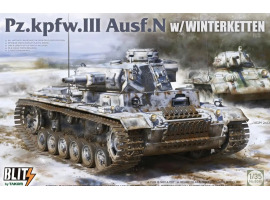 Scale model 1/35 Tank Pz.Kpfw.III Ausf.N on winterketten Takom 8011