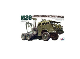 Scale model 1/35 U.S. M26 Armored Tank Recovery Vehicle + 4 figures Tamiya 35244