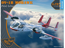 Scale model 1/72 Airplane OV-1B Mohawk "Pilot School" Clear Prop 72038