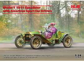 обзорное фото Model T 1913 Speedster with American Sport Car Drivers Cars 1/24