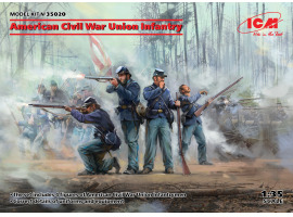 обзорное фото Union Infantry American Civil War Figures 1/35