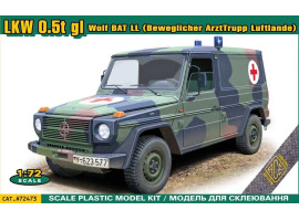 Збірна модель 1/72 Автомобіль GL Wolf BAT LL 0,5 т ACE 72473