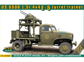 Збірна модель 1/72 Автомобіль US G506 1,5 t 4x4 E-5 - Turret Trainer ACE 72605