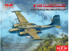 Scale model 1/48 Airplane B-26K Counter Invader, (Vietnam War) ICM 48279