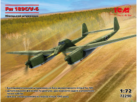 обзорное фото Сборная модель 1/72 Немецкий штурмовик Fw 189C/V-6 ICM 72290 Самолеты 1/72