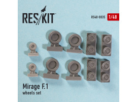 обзорное фото Mirage F 1 wheels set (1/48) Смоляные колёса