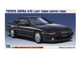 обзорное фото Збірна модель 1/24 Автомобіль Toyota Supra A70 3.0GT turbo limited 1988 Hasegawa 21140 Автомобілі 1/24