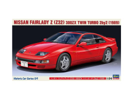 обзорное фото Збірна модель 1/24 Автомобіль Nissan Fairlady Z (Z32) 300ZX Twin Turbo 2by2 (1989) Hasegawa 21159 Автомобілі 1/24
