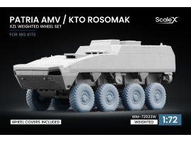 Набор колес (с деформацией) XZL+ для Patria AMV / KTO Rosomak от IBG ScaleX WM-72023W