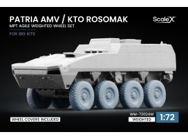 Набор колес (с деформацией) MPT Agile для Patria AMV / KTO Rosomak от IBG ScaleX WM-72024W