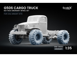 Набір коліс Rat Rod для G506 Cargo Truck від ICM, Miniart ScaleX WW-35032