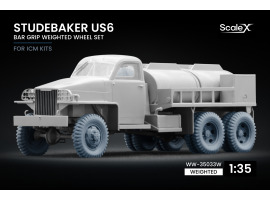 Набір коліс (з деформацією) Bar Grip для Studebaker US6 від ICM ScaleX WW-35033W